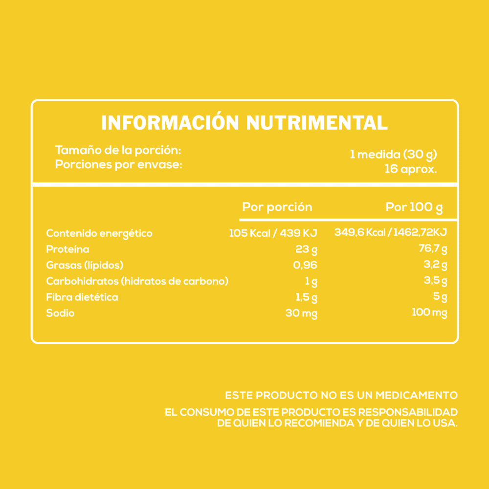 Proteina Vegana Sabor Vainilla